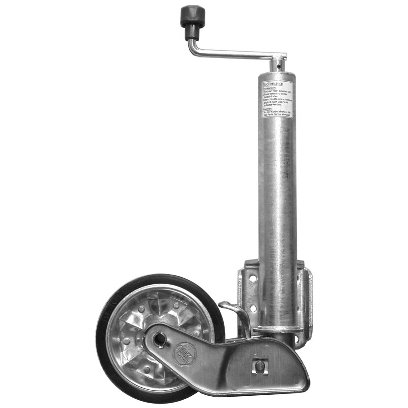 AL-KO Stützrad 200 x 50 mm Vollgummirad mit Befestigung - 242061