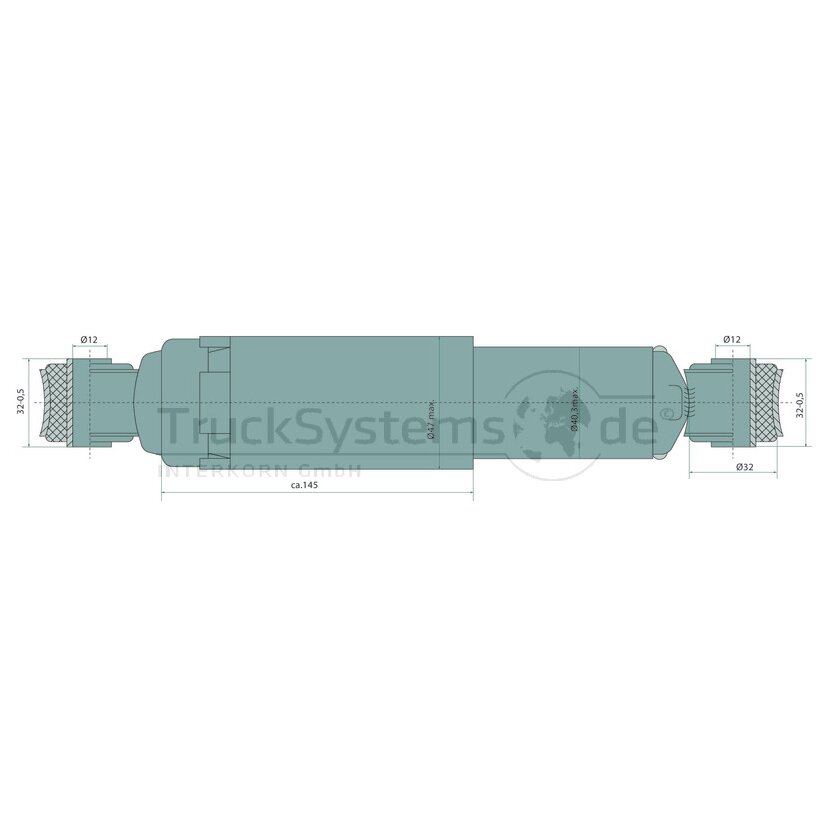 AL-KO Compact-Stossd. Schwarz 4000Kg - 244087