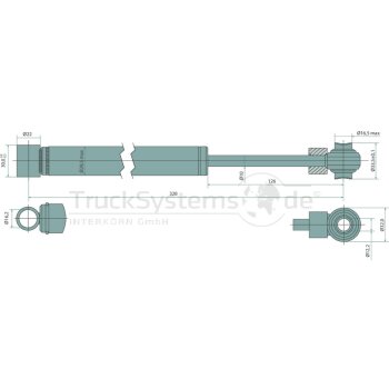 AL-KO Stoßdämpfer 251Vb/251S/251G - 372641