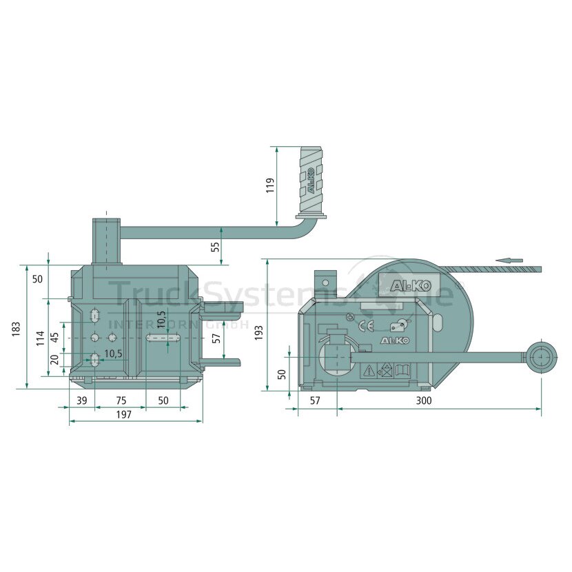 AL-KO Seilwinde Plus Typ 901/A - 1730014