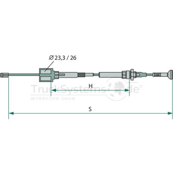 AL-KO Bowdenzug 1620/1816 Nippel-Pilz - 247289