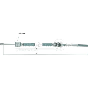 Bowdenzug 1100/1360-Rb306 Al-Ko - 241110
