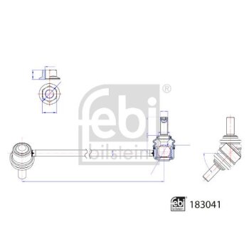 FEBI BILSTEIN Stange/Strebe, Stabilisator 183041 für...