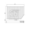 FEBI BILSTEIN Filter, Innenraumluft 174437 für 971 819 429 C
