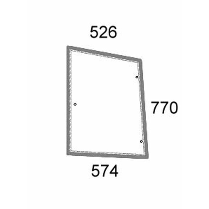 Seitenscheibe links - Case 5089600 - Kabine JX Serie JX55, JX65, JX75, JX85, JX95, JX60, JX70, JX80, JX90,JX95
