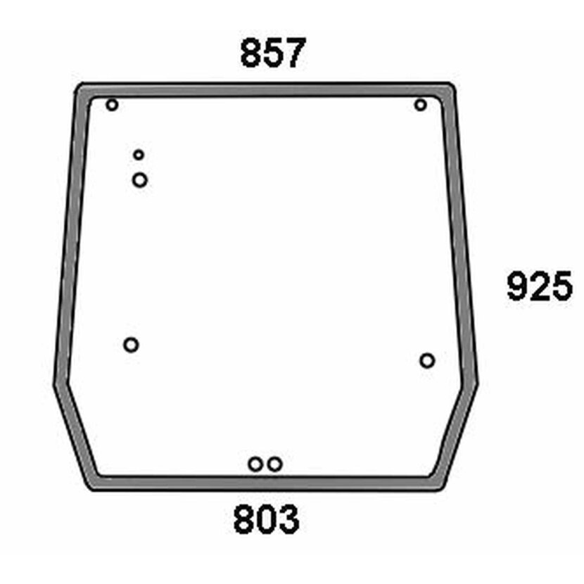 Heckscheibe - Case 5089562 - Kabine JX Serie JX55, JX65, JX75, JX85, JX95, JX60, JX70, JX80, JX90,JX95