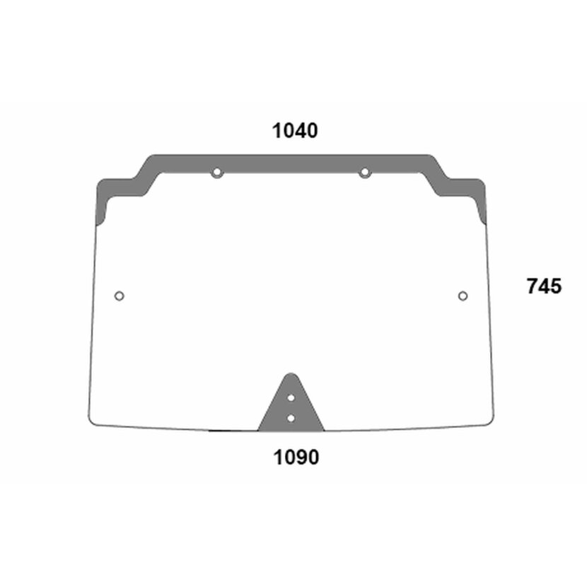 Frontscheibe ausstellbar - Case 44911501 - Kabine JX-C Serie JX 1060C, JX 1070C, JX1075C, JX 1085C, JX 1095C