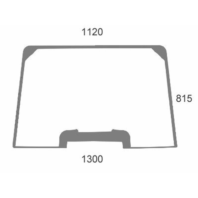 Frontscheibe - Case 87304257 - Kabine Maxxum, Multicontroller und X-line Serie Maxxum 100, 110, 115, 125, 140