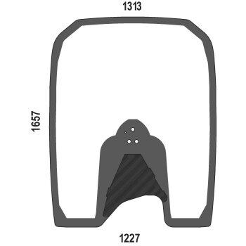 Frontscheibe Panorama - Fendt H737812015050 Serie Fendt...