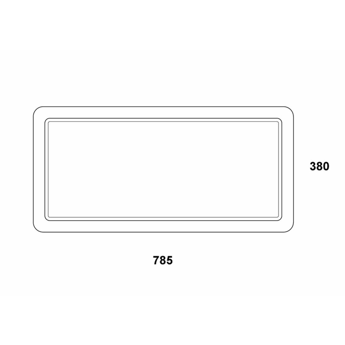 Heckscheibe unten - Fendt 931812011660 Serie Fendt 819, 822, 824, 826, 828, 922, 924, 927, 930, 933, 936, 939
