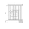 FEBI BILSTEIN Filter, Innenraumluft 174913 für LR133345