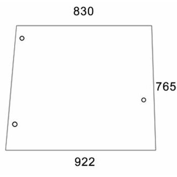 Seitenscheibe - John Deere L55040 - Kabine SG-2 ab...