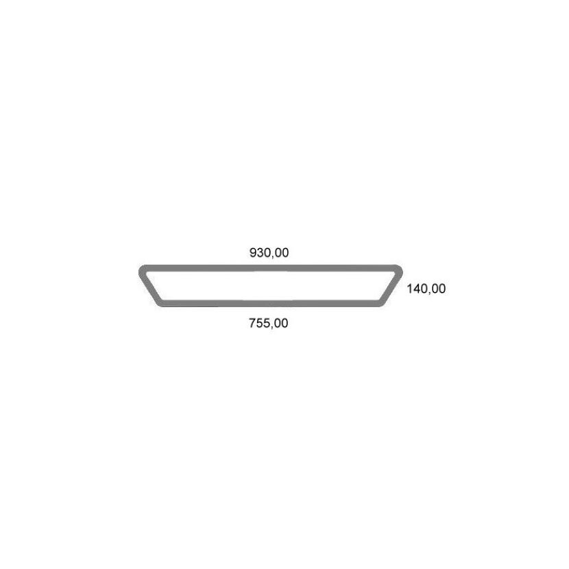 Heckscheibe unten - Lamborghini 0.011.0802.0 - Kabine Agrofarm Agroplus Serie Lampo 50,55W,60,70,70W, R2.56 - R2.86, R2.56Target - R2.86 Target R3.75 - R3.95, R3 EVO 85 - R3 EVO 100 Target, Sprint 654-55, 674-70