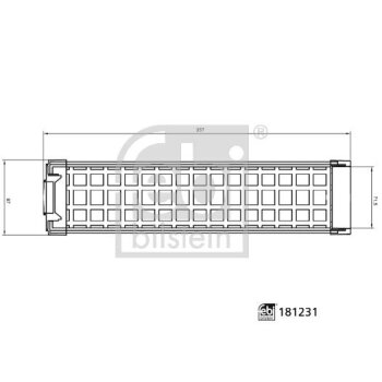 FEBI BILSTEIN Luftfilter 181231 für H117200090160