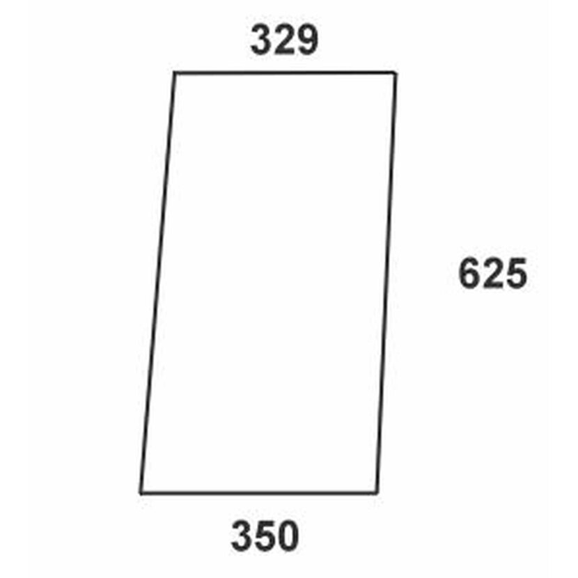Drehfenster - Scheibe - MB-Trac 440 766 00 04 Serie MB-Trac 65/70, 700, 800, 900, 1000, 1100, 1300, 1400, 1500, 1600, 1800