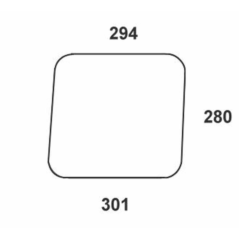 Glasscheibe - MB-Trac 441 671 04 10 Serie MB-Trac 65/70, 700, 800, 900, 1000, 1100, 1300, 1400, 1500, 1600, 1800
