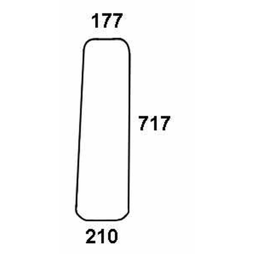 Seitenfenster - Scheibe - MB-Trac 442 671 01 10 Serie MB-Trac 65/70, 700, 800, 900, 1000, 1100, 1300, 1400, 1500, 1600, 1800