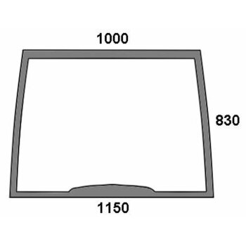 Frontscheibe - New Holland 82002183 - Kabine TL Serie TL...