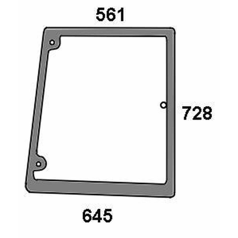 Seitenscheibe rechts - New Holland 5182188 - Kabine TL Serie TL 70, 80, 90, 100