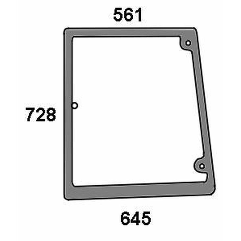 Seitenscheibe links - New Holland 5182189 - Kabine TL Serie TL 70, 80, 90, 100