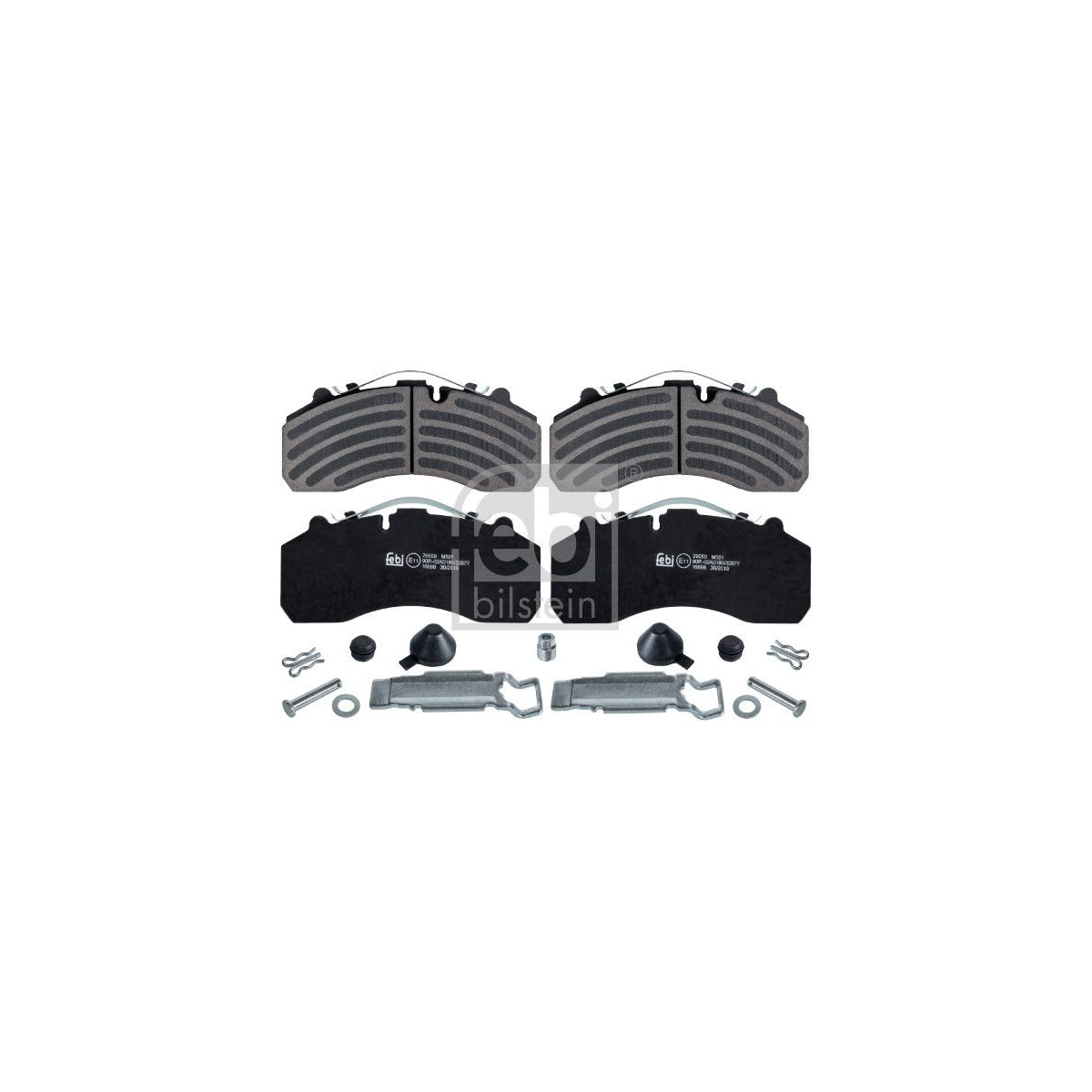FEBI BILSTEIN Bremsbelagsatz, Scheibenbremse 16666 für 1439 324