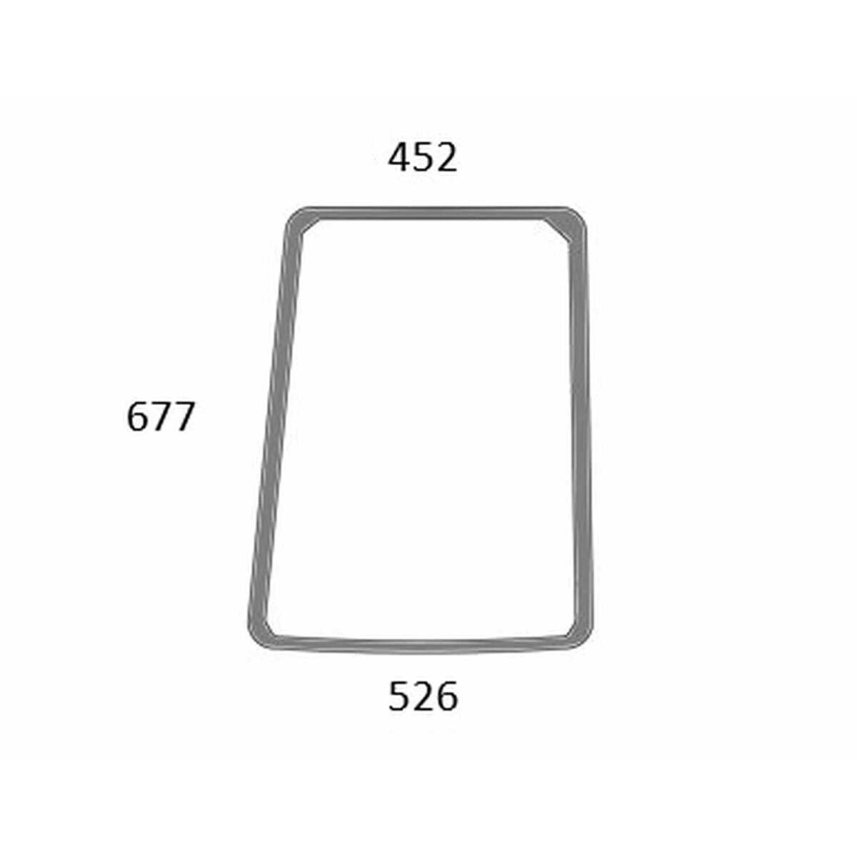 Ecke rechts hintenfest - New Holland 84266109 - Kabine Farmall Serie New Holland T5.95 T5.105 T5.115 New Holland T4.55 T4.65 T4.75 T4.85 T4.95 T4.105