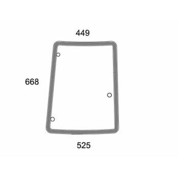 Seitenscheibe links - New Holland 84396385 - Kabine...