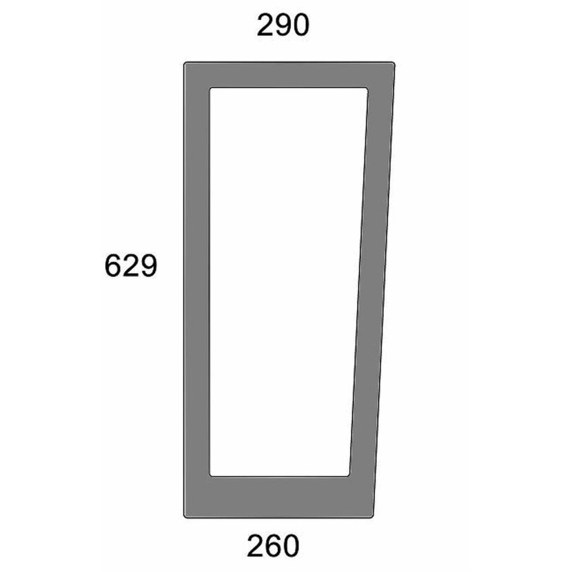 Front unten links - Same 0.015.0338.0/10 - Kabine Agrofarm Neu Serie Same Dorado 60, 70, 80, 90, 100 Explorer 85, 100, 110