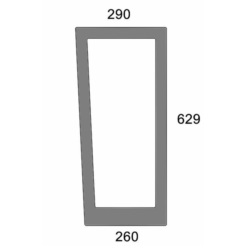 Front unten rechts - Same 0.015.0339.0/10 - Kabine Agrofarm Neu Serie Same Dorado 60, 70, 80, 90, 100 Explorer 85, 100, 110