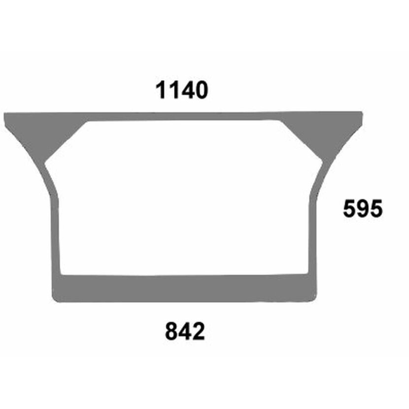 Heckscheibe unten - Same 04418956 - Kabine SLH Serie Diamand II 230, 260, 270 Rubin 120, 135, 150, 160, 180, 200 Iron 130 DCR, 135 DCR, 140 DCR, 155 DCR, 160 DCR, 175 DCR, 185 DCR Iron 150 Continuo, 170 Continou, Iron 3.190 DCR, 3.210 DCR