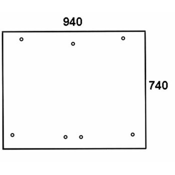 Frontscheibe - Dieteg 260002101 - Kabine Compact 50 Serie...