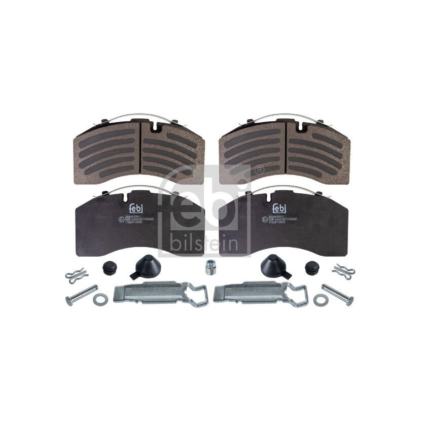 FEBI BILSTEIN Bremsbelagsatz, Scheibenbremse 116251 für A004 420 70 20