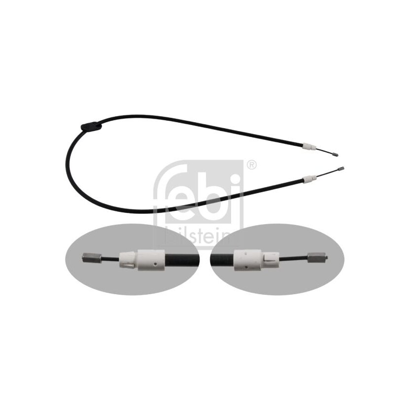 FEBI BILSTEIN Seilzug, Feststellbremse 34904 für A204 420 13 85