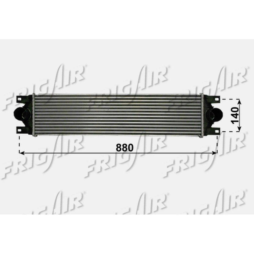 Ladeluftkühler Opel Movano-Niss Interstar-Renault Master  01/03> passend für 93179776