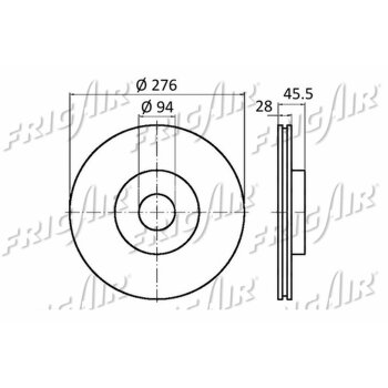 Bremsscheibe  Nissan Cabstar 35Q passend für 40206Mb600