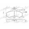 Bremsbelagsatz Alfa Ar6/Citroenc25/Fiat Ducato,Talento passend für 425106