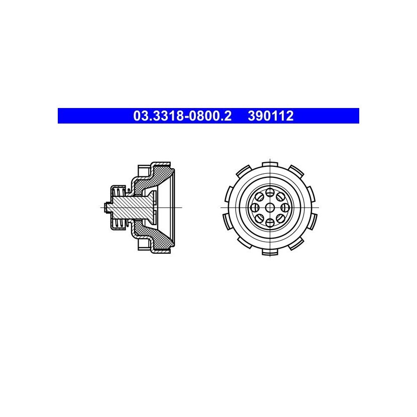 ATE Reparatursatz, Hauptbremszylinder 03.3318-0800.2 - 03331808002 für 90 810 520 377