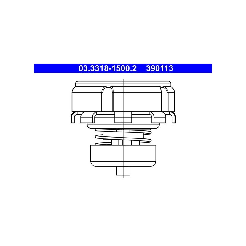 ATE Reparatursatz, Hauptbremszylinder 03.3318-1500.2 - 03331815002 für 34 31 4 450 061
