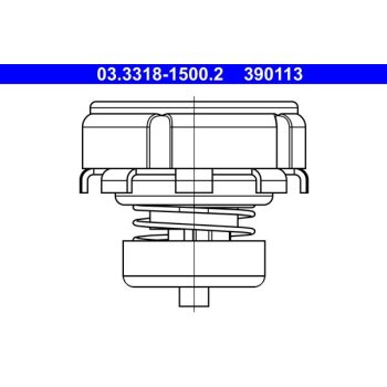 ATE Reparatursatz, Hauptbremszylinder 03.3318-1500.2 -...