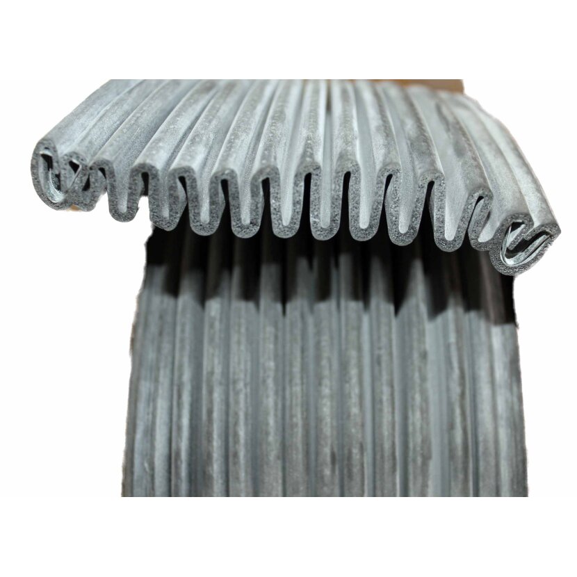 Gummifaltenbalg - Kabinendurchstieg - 280 mm gezogen - 120 mm gedrückt - 4 m