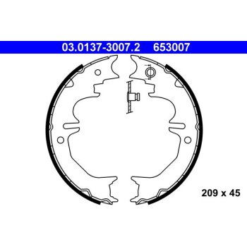 ATE Bremsbackensatz, Feststellbremse 03.0137-3007.2 -...