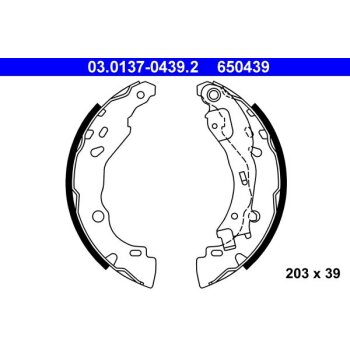 ATE Bremsbackensatz 03.0137-0439.2 - 03013704392 für...