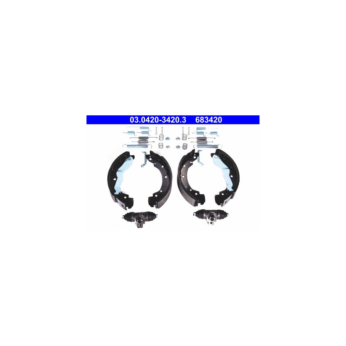 ATE Bremsbackensatz 03.0420-3420.3 - 03042034203