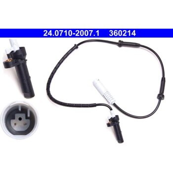 ATE Sensor, Raddrehzahl 24.0710-2007.1 - 24071020071...