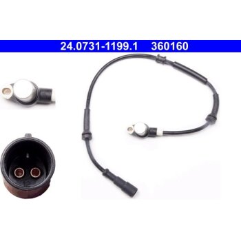 ATE Sensor, Raddrehzahl 24.0731-1199.1 - 24073111991...