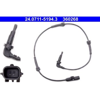 ATE Sensor, Raddrehzahl 24.0711-5194.3 - 24071151943...