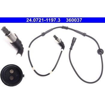 ATE Sensor, Raddrehzahl 24.0721-1197.3 - 24072111973...