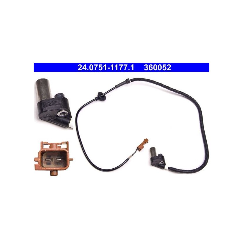ATE Sensor, Raddrehzahl 24.0751-1177.1 - 24075111771 für 4647061