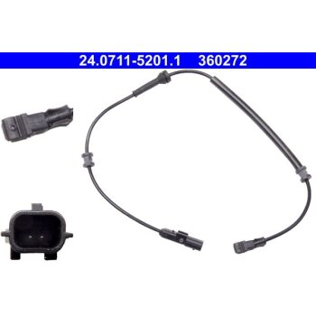 ATE Sensor, Raddrehzahl 24.0711-5201.1 - 24071152011...