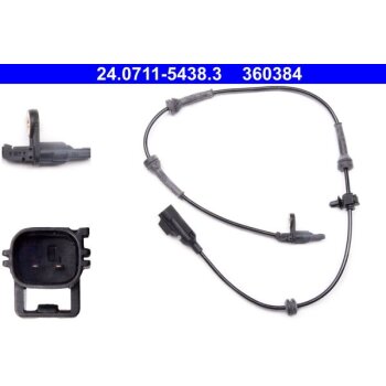 ATE Sensor, Raddrehzahl 24.0711-5438.3 - 24071154383...